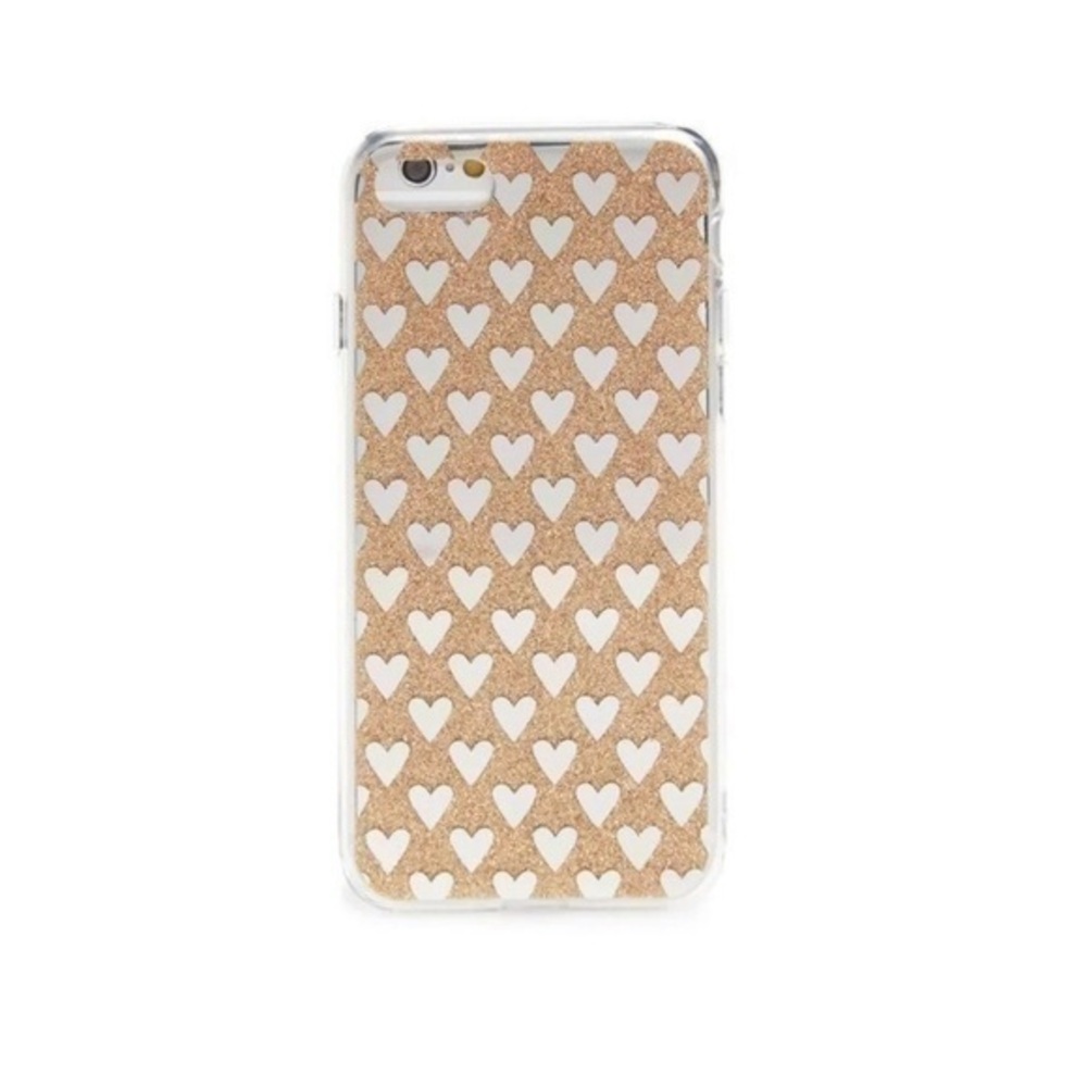 iPhone 7 Glitter Heart Case